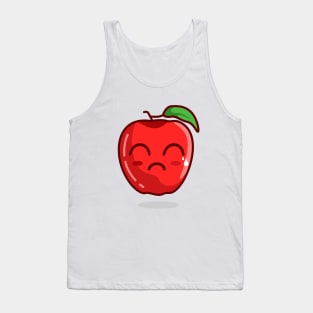 sad emoji apple Tank Top